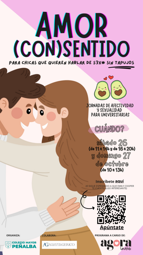 Curso Amor(con)sentido. Colegio Mayor Peñalba- Zaragoza 26 y 27 octubre 2024